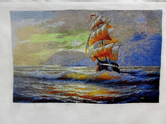 Работа «Морской пейзаж»