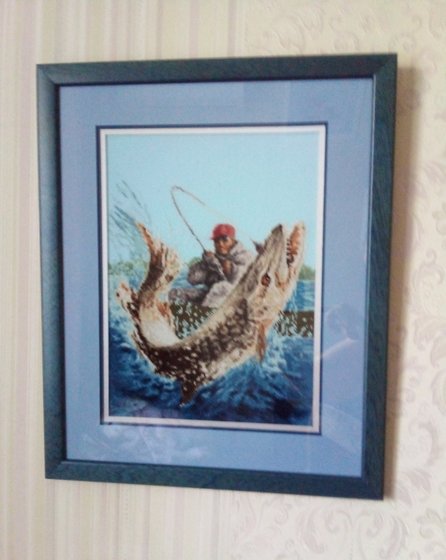 Работа «Рыбацкое счастье»