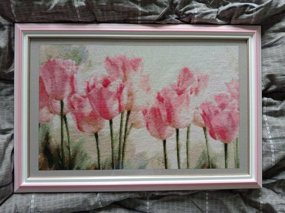 Работа «Тюльпаны»