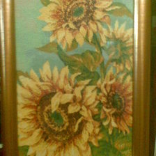 Работа «Подсолнухи»