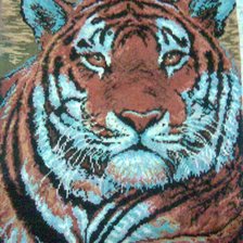Работа «Тигр ( 45 цветов )»