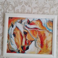 Работа «Огненные кони»