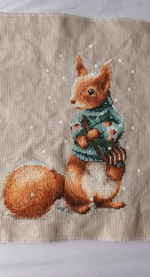 Работа «Petit Ecureuil»