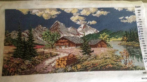 Работа «Домик в горах»