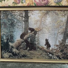 Работа «Утро в сосновом лесу»