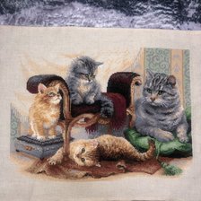 Работа «Кошачье семейство»