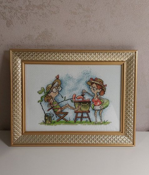 Работа «Бабушки на пикнике»