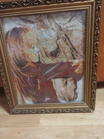 Работа «Девочка с конём»