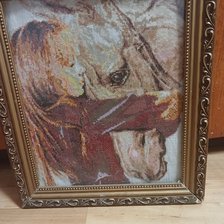 Работа «Девочка с конём»