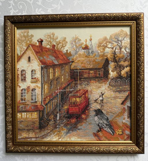 Работа «Риолис «Осень в городе».»