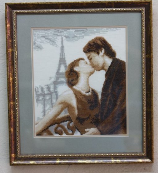 Работа «Парочка. Перенабор Vervaco»