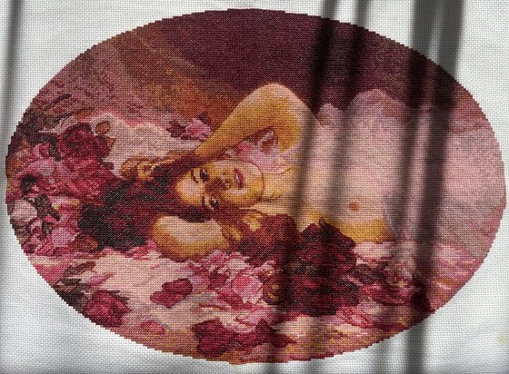 Работа «В лепестках роз»