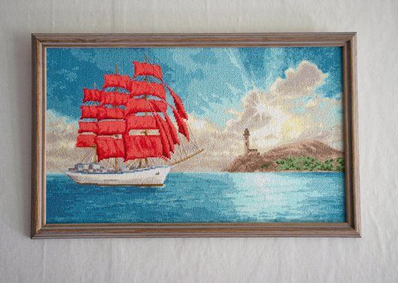 Работа «Алые паруса»