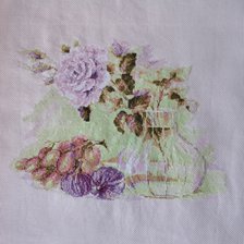 Работа «Натюрморт с инжиром и виноградом»