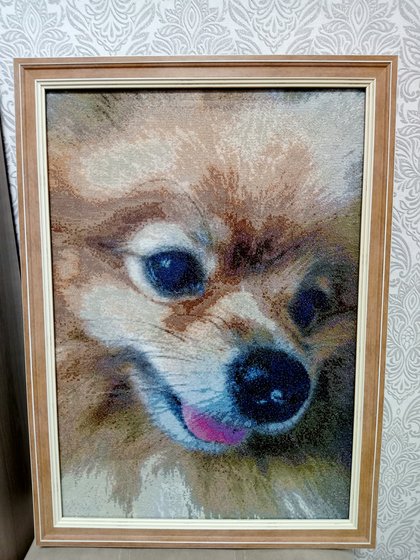 Работа «Любимая собака Линда»