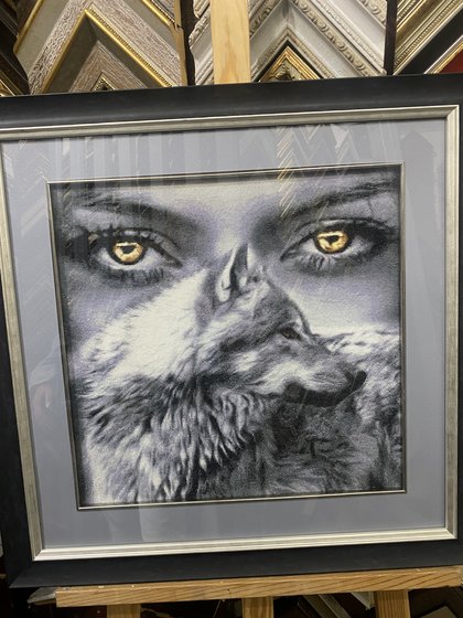 Работа «Одинокая волчица»