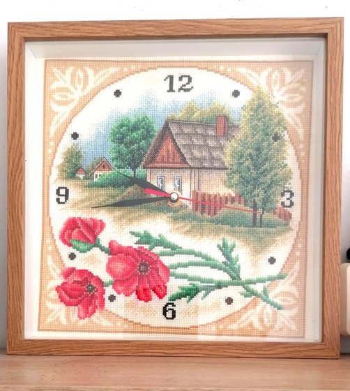 Работа «Часы. Домик.»