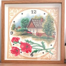 Работа «Часы. Домик.»