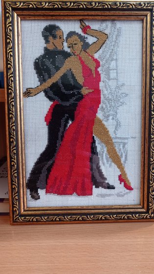 Работа «Танго. Двое. Танец. 2019.»