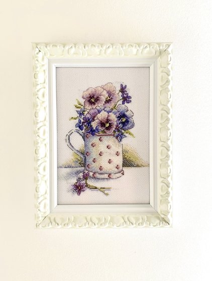 Работа «Фиалки РТО 13х16»