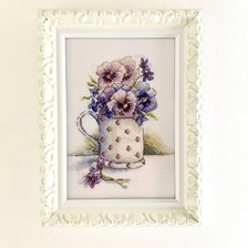 Работа «Фиалки РТО 13х16»