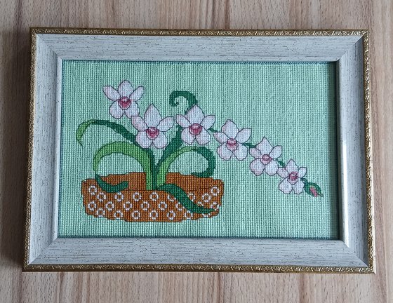 Работа «Орхидея»