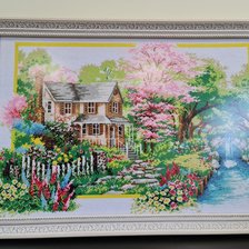 Работа «домик в райском саду»