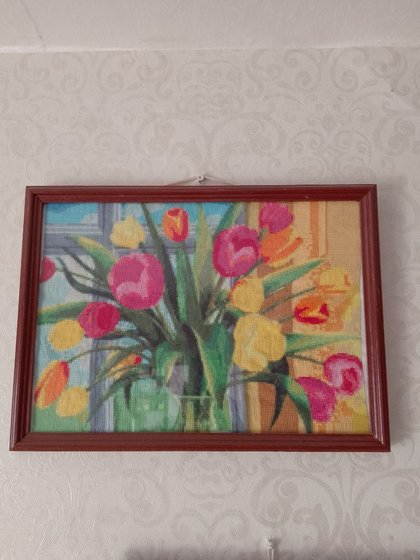 Работа «Тюльпаны»