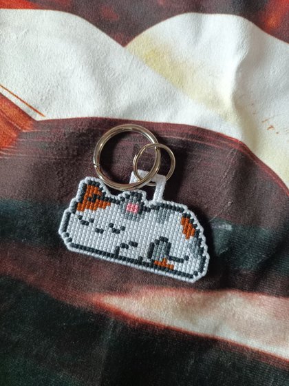 Работа «Спящий котик»