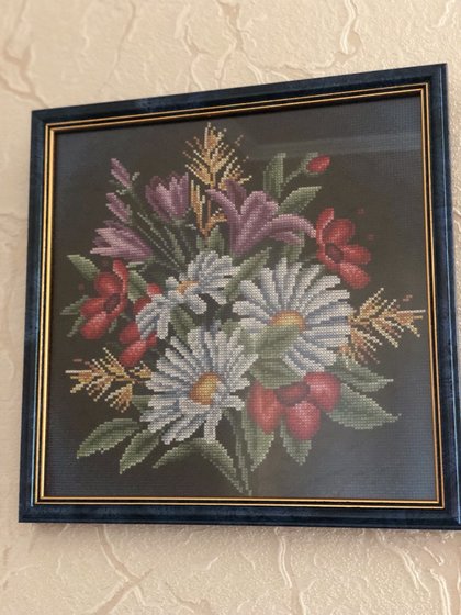 Работа «Луговые цветы»