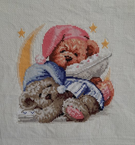 Работа «"Два медвежонка" от "Белоснежки" арт.989-Р»