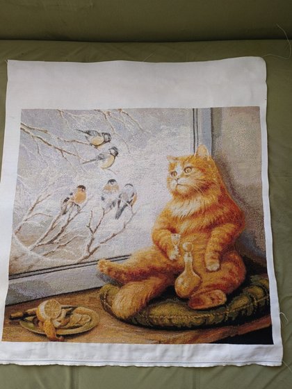 Работа «Кот на окне»