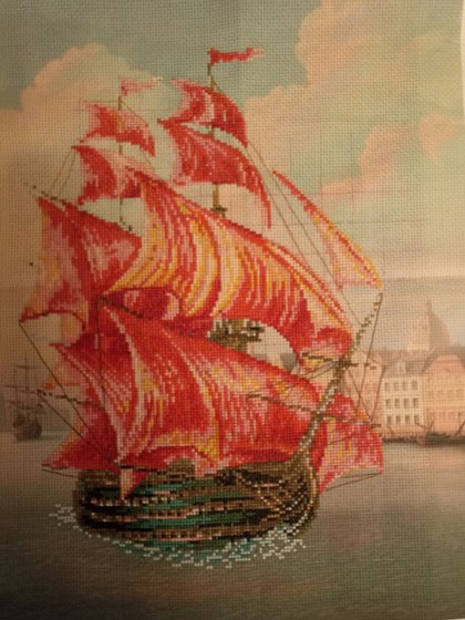 Работа «Алые паруса»