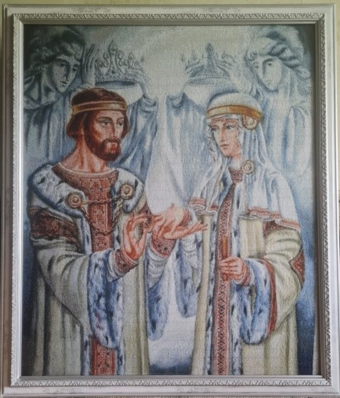 Работа «Венчание Петра и Февронии»