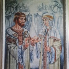 Работа «Венчание Петра и Февронии»
