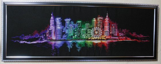 Работа «Ночной город»