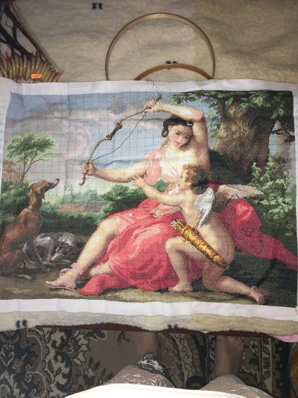 Работа «Диана и купидон»