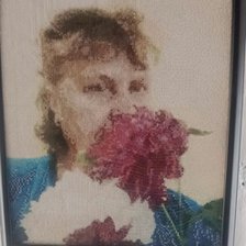 Работа «Портрет мамы»