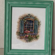 Работа «Окно с цветами. Панна»