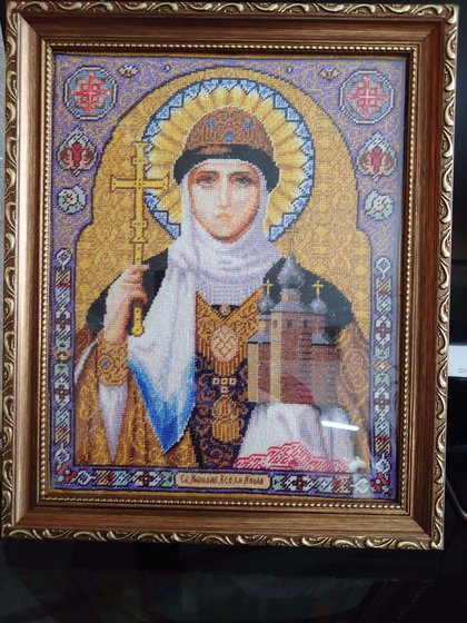 Работа «Именная икона Равноап.кнчгиня Ольга»