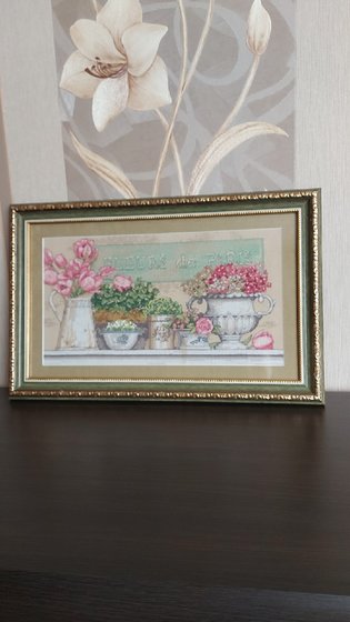 Работа «FLEURS DE PARIS»
