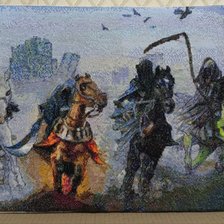 Работа «Всадники»