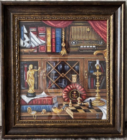 Работа «Натюрморт с шахматами. Панна»