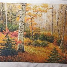 Работа «Осенний лес»