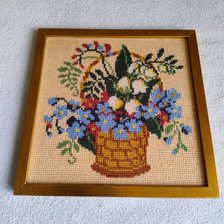 Работа «Kwiaty w koszyku»