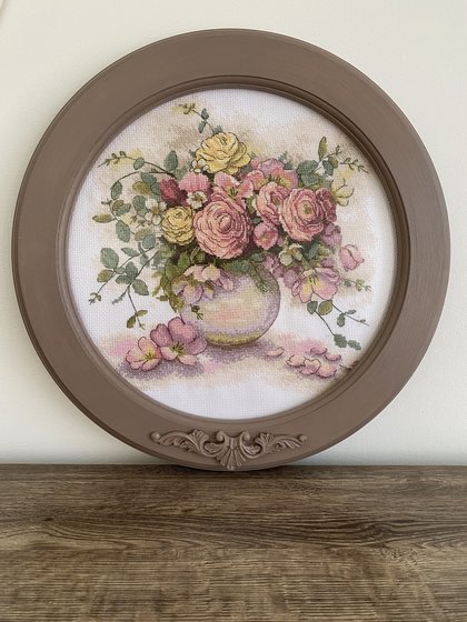 Работа ««Симфония лета» Сделай своими руками ,23,5х23,5,39 цветов»