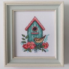 Работа «Воробьиный дом ,8х11,МП Студия,13 цветов»