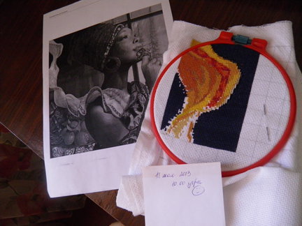 Процессы вышивки или как это было №6292