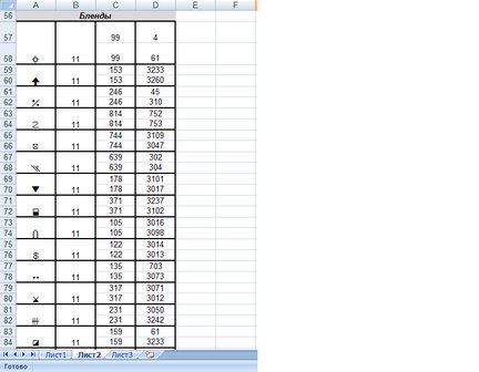 Расчет расхода ниток с помощью Excel №9709