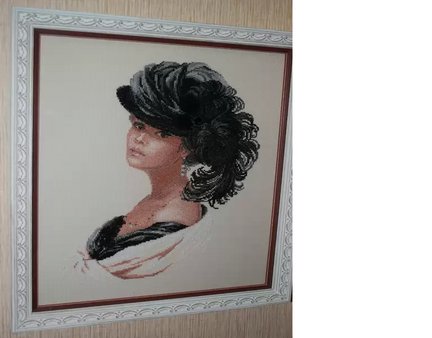 Оформление вышивок «Бархатный вечер» и «Сиреневый вечер» №9834